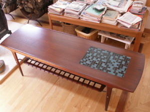 Danish Coffee Table-After restoration.