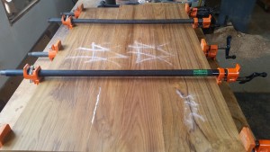 Gluing up panel