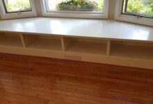 Built In Window Seat/Bookcases