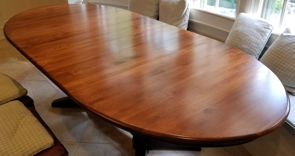 Dining table restored
