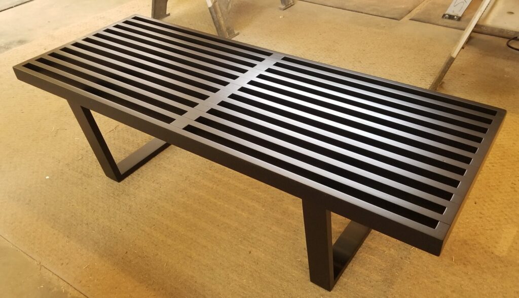 George Nelson coffee table after restoration